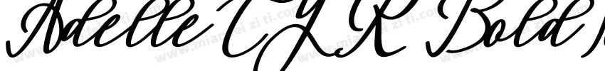 AdelleCYR BoldItalic字体转换